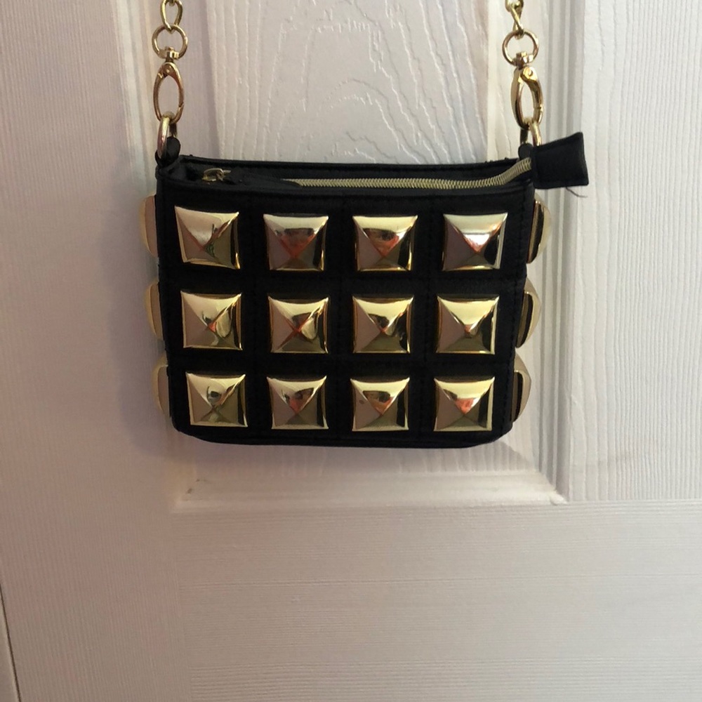 Betsey Johnson “Stud Muffin” Studded Crossbody Bag